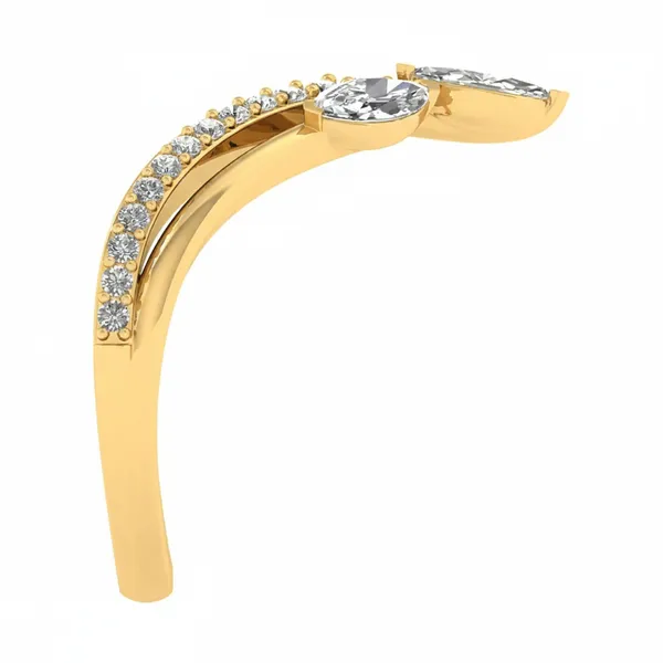 Timeless Twist Diamond Ring - View 4