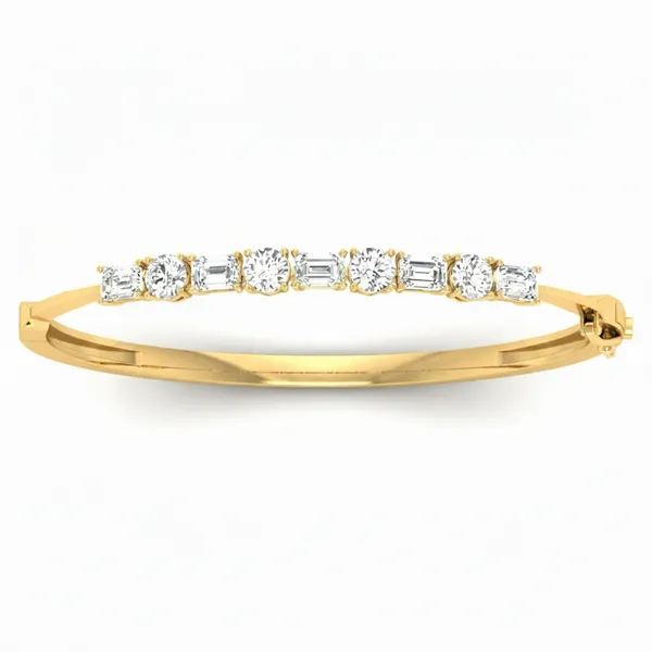 Dazzling Heritage Diamond Bangle - Laboratory-Grown Diamond Bangle