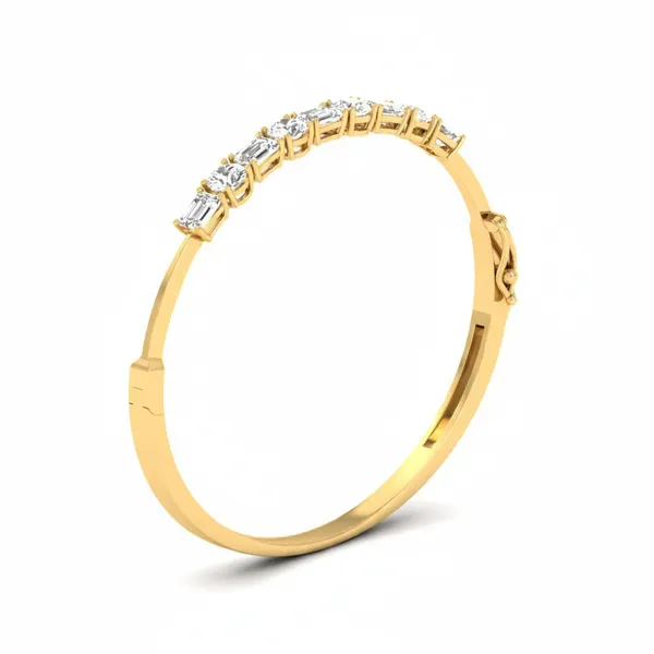 Dazzling Heritage Diamond Bangle - View 2
