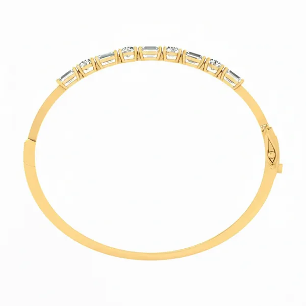 Dazzling Heritage Diamond Bangle - View 3
