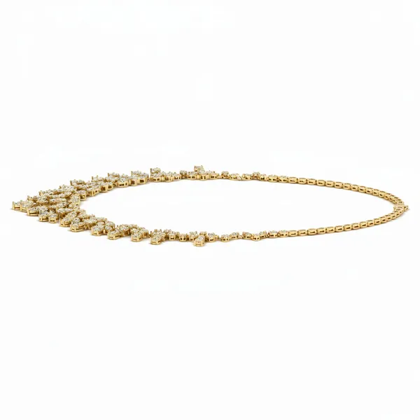 Divine Golden Hour Diamond Necklace - View 2