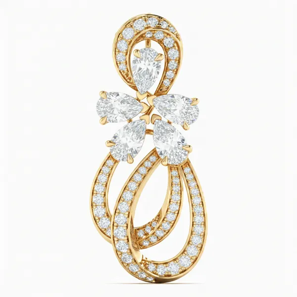 Shimmering Princess Diamond Pendant - Laboratory-Grown Diamond Pendant