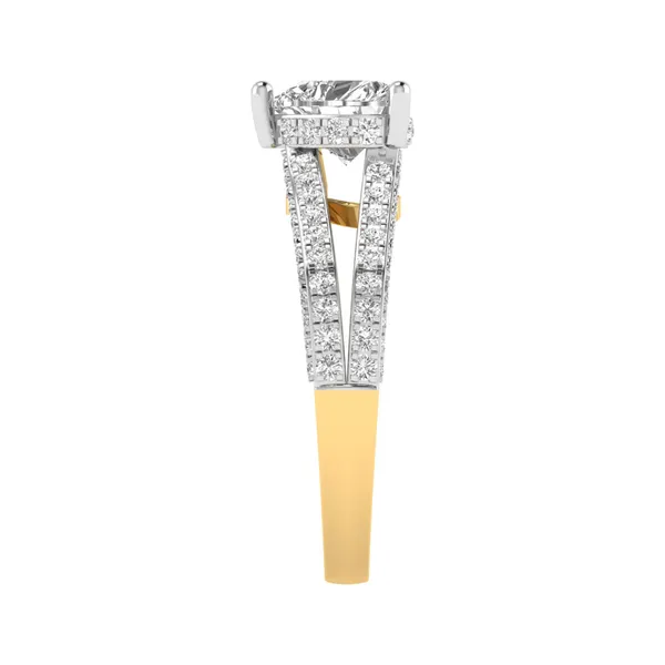 Resplendent Three-Stone Diamond Ring - View 4