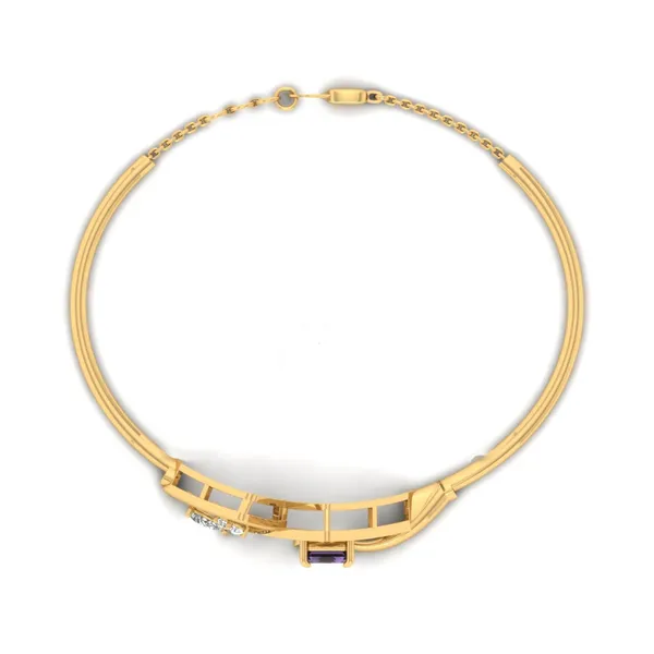 Delicate Woven Diamond Bracelet - View 3