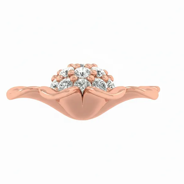 Celestial Filigree Diamond Pendant - View 3