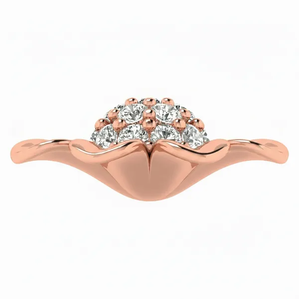 Celestial Filigree Diamond Pendant - View 4
