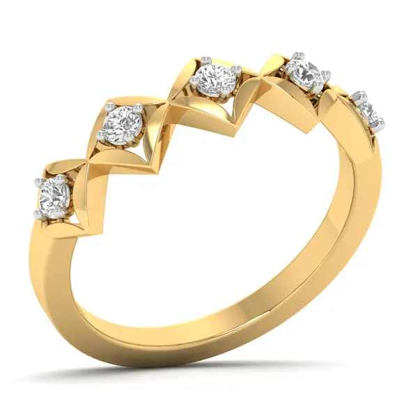 Majestic Signet Diamond Ring - Laboratory-Grown Diamond Ladies Ring
