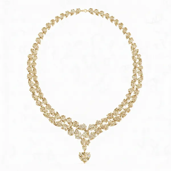 Opulent Celestial Diamond Necklace - Laboratory-Grown Diamond Necklace