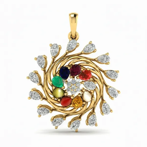 Polished Marquise Diamond Pendant - Laboratory-Grown Diamond Pendant