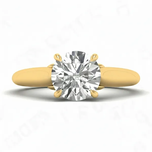 Dreamy Bezel Diamond Ring - View 2