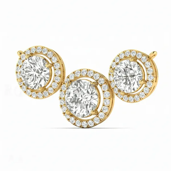 Precious Teardrop Diamond Mangalsutra - View 2