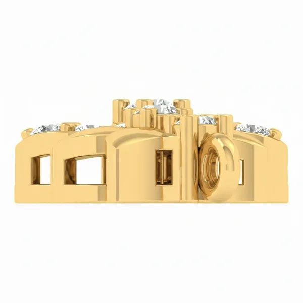 Dreamy Modern Diamond Mangalsutra - View 3