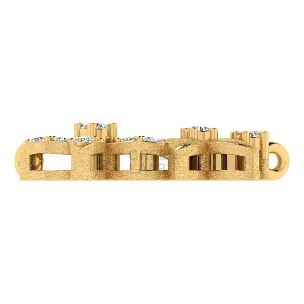 Dreamy Modern Diamond Mangalsutra - View 4