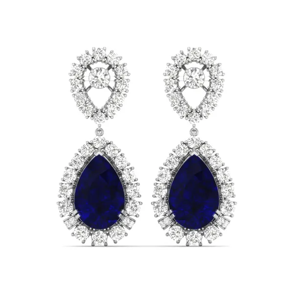 Soraya Chandelier Earrings - Laboratory-Grown Diamond Earrings