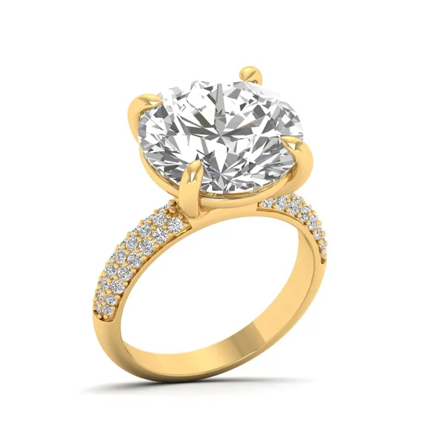 Opulent Twist Diamond Ring - Laboratory-Grown Diamond Ladies Ring
