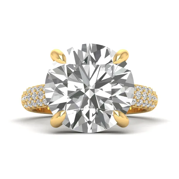 Opulent Twist Diamond Ring - View 2