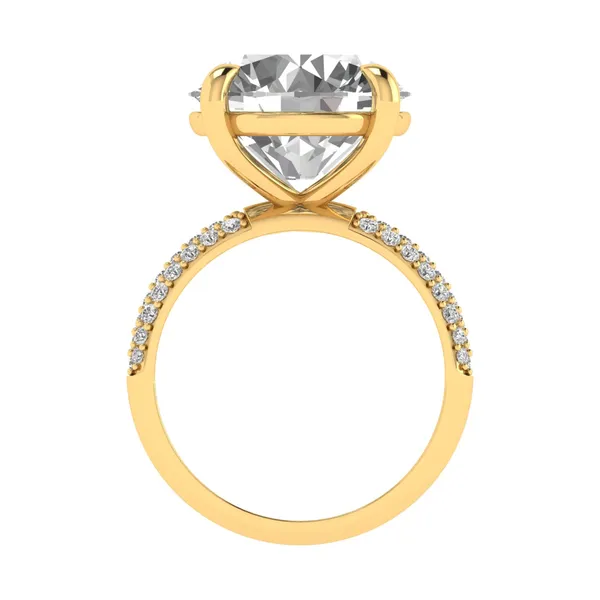 Opulent Twist Diamond Ring - View 3