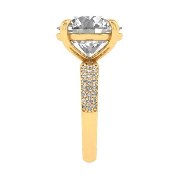 Opulent Twist Diamond Ring - View 4