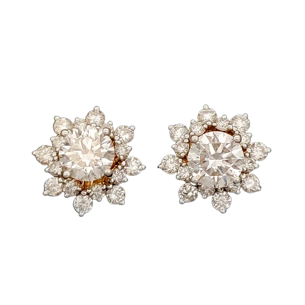 Radiant Riviera Diamond Earrings - View 2
