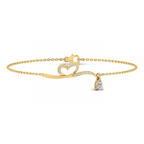 Mesmerizing Filigree Diamond Bracelet - Laboratory-Grown Diamond Ladies Bracelet
