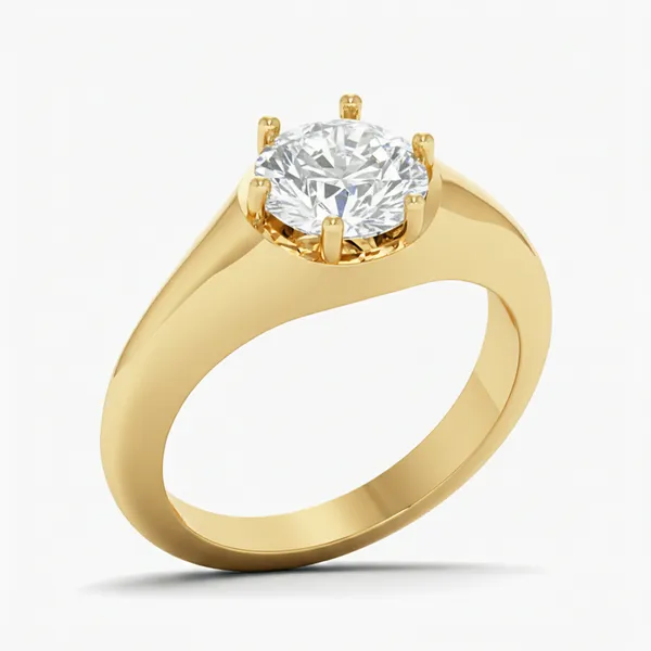 Divine Cascade Diamond Ring - Laboratory-Grown Diamond Ladies Ring