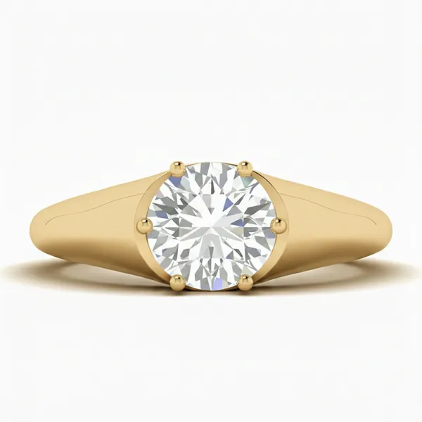 Divine Cascade Diamond Ring - View 2
