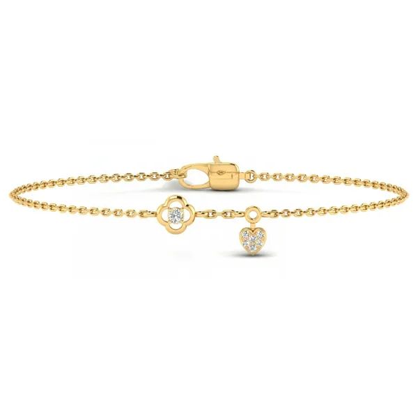 Radiance Herringbone Diamond Bracelet - Laboratory-Grown Diamond Ladies Bracelet