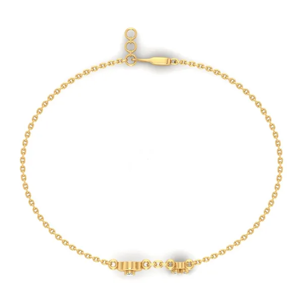 Radiance Herringbone Diamond Bracelet - View 3