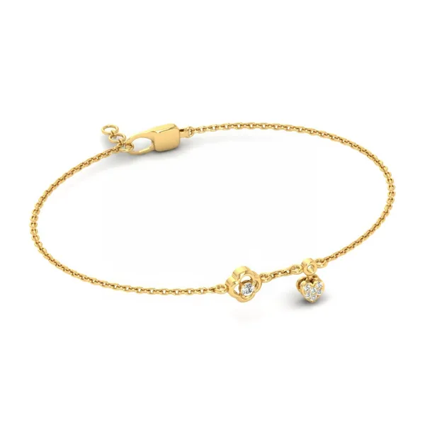Radiance Herringbone Diamond Bracelet - View 4