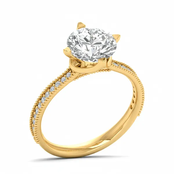 Brilliant Stackable Diamond Ring - Laboratory-Grown Diamond Ladies Ring