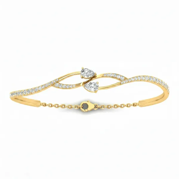 Opulent Stackable Diamond Bangle - Laboratory-Grown Diamond Bangle