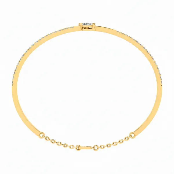 Opulent Stackable Diamond Bangle - View 3