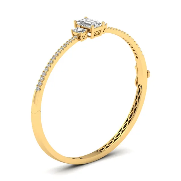 Divine Sparkle Diamond Bangle - View 2