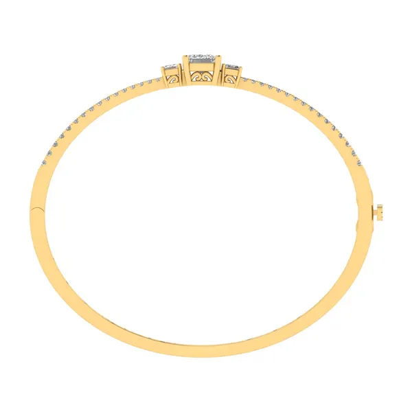 Divine Sparkle Diamond Bangle - View 3