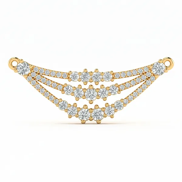 Radiant Heart Diamond Mangalsutra - Laboratory-Grown Diamond Mangalsutra