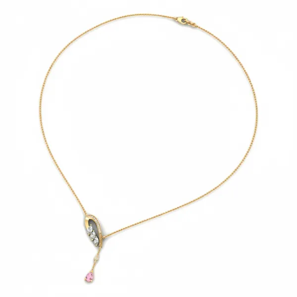 Sparkling Riviera Diamond Necklace - View 3