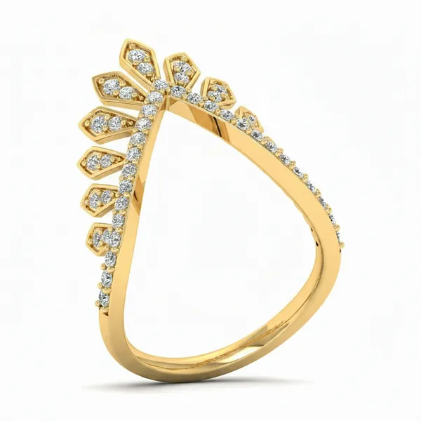 Classic Accent Diamond Ring - Laboratory-Grown Diamond Ladies Ring