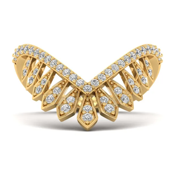 Classic Accent Diamond Ring - View 2
