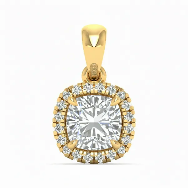 Graceful Celtic Diamond Pendant - Laboratory-Grown Diamond Pendant
