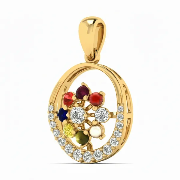 Stunning Star Diamond Pendant - View 2