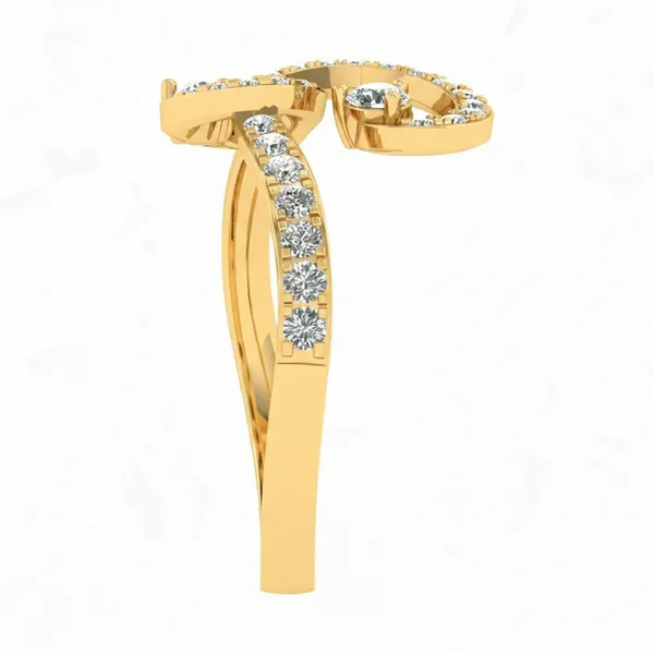 Mesmerizing Cocktail Diamond Ring - View 4