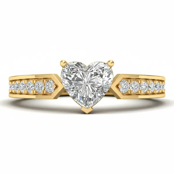 Magnificent Crossover Diamond Ring - View 2