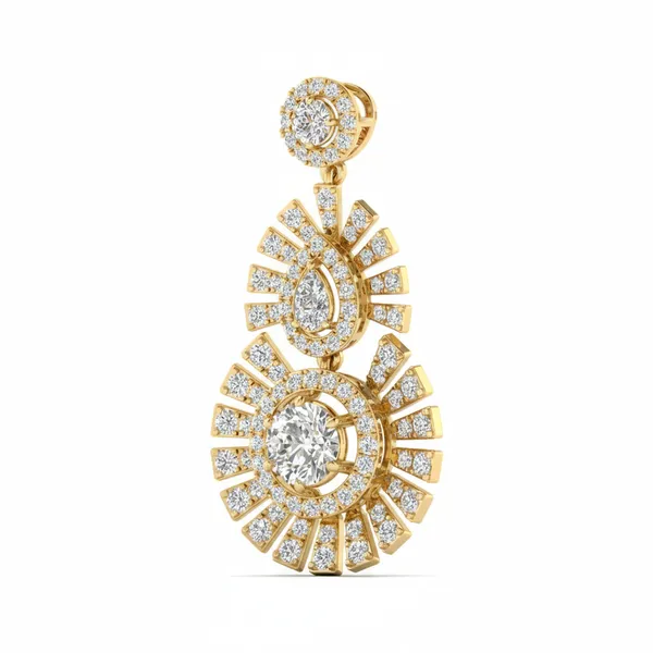 Lustrous Infinity Diamond Pendant - View 2