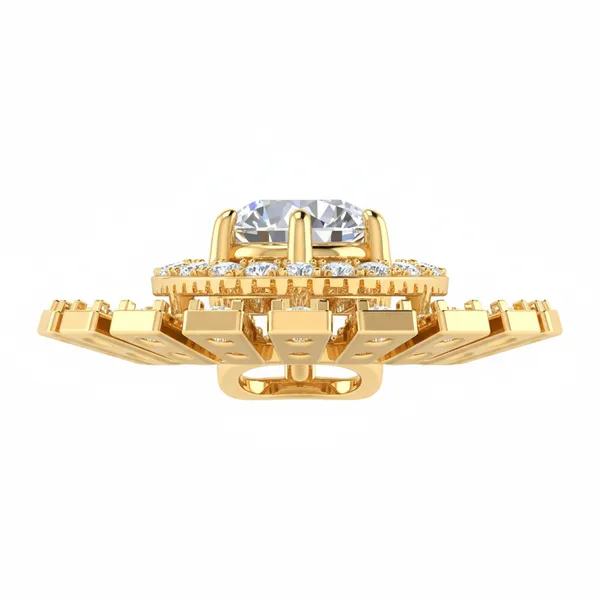 Lustrous Infinity Diamond Pendant - View 4