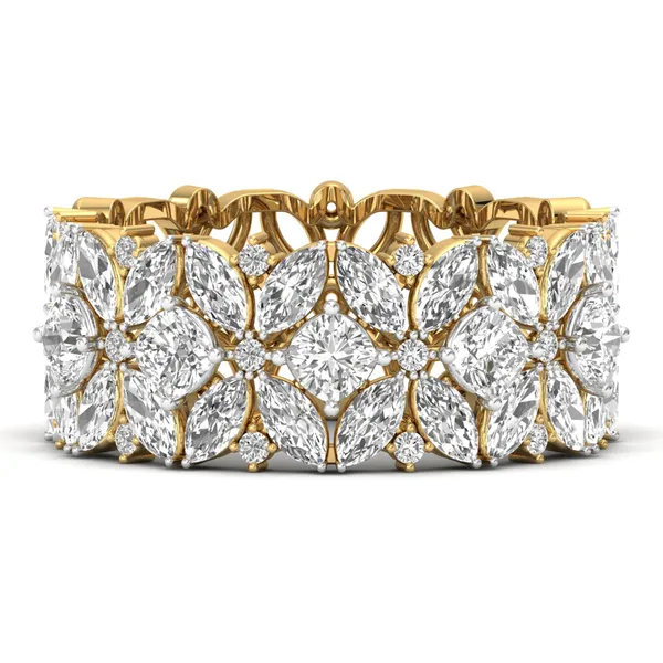 Glittering Bezel Diamond Ring - View 2