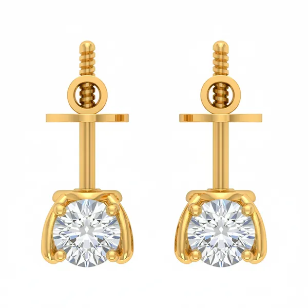 Toscana Solo Stone Earrings - View 4