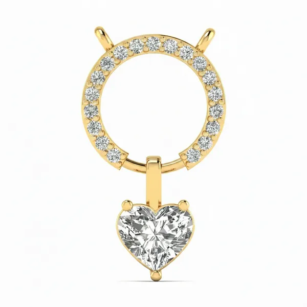 Bold Peacock Diamond Pendant - Laboratory-Grown Diamond Pendant