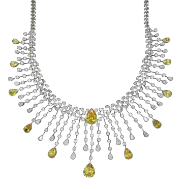 Regal Blossom Diamond Necklace - View 2