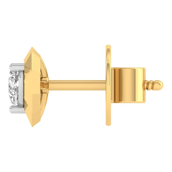 The Fantasque Mosaic Solitaire Studs - View 3