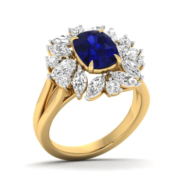 Couture Modern Diamond Ring - Laboratory-Grown Diamond Ladies Ring